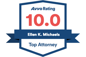 Avvo Rating 10, Ellen K. Michaels, Top Attorney - Badge