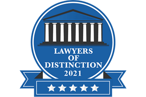 Lawyer of Distinction 2021 - Badge
